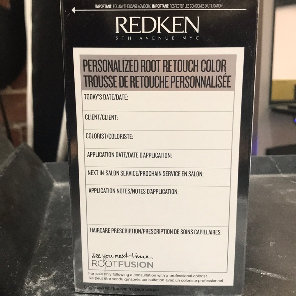 Redken personalized root retouch color .004